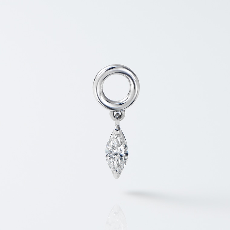 CM001/MQ]Ptダイヤモンド/チャーム(プラチナ): Hyacca | IMAYO