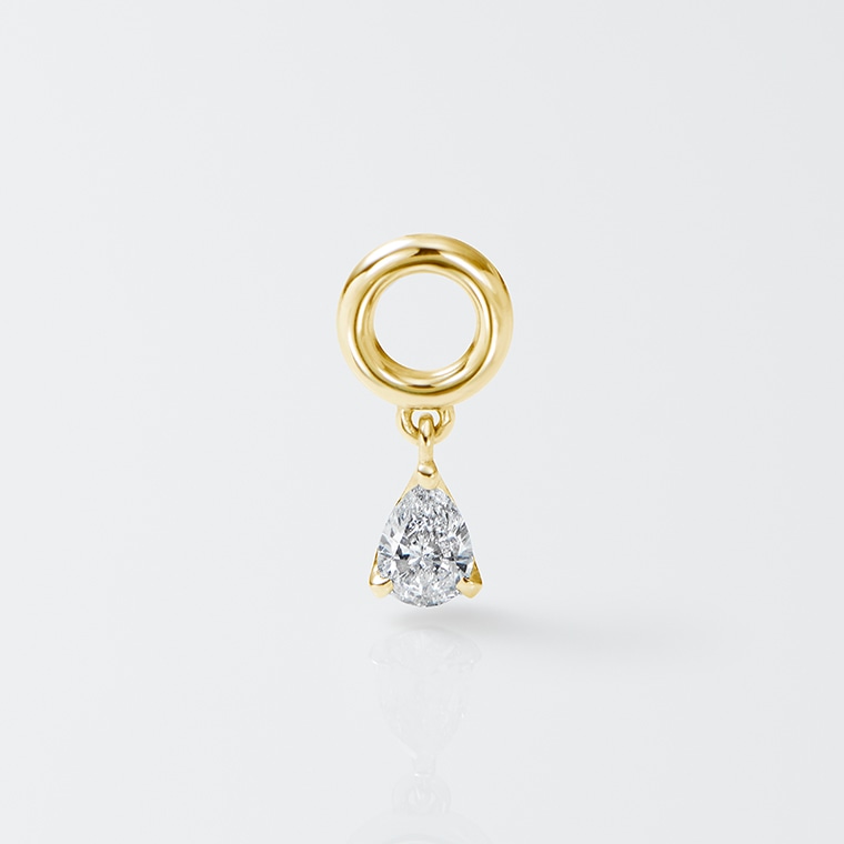 CM001/PS]K18ダイヤモンド/チャーム(ゴールド): Hyacca | IMAYO