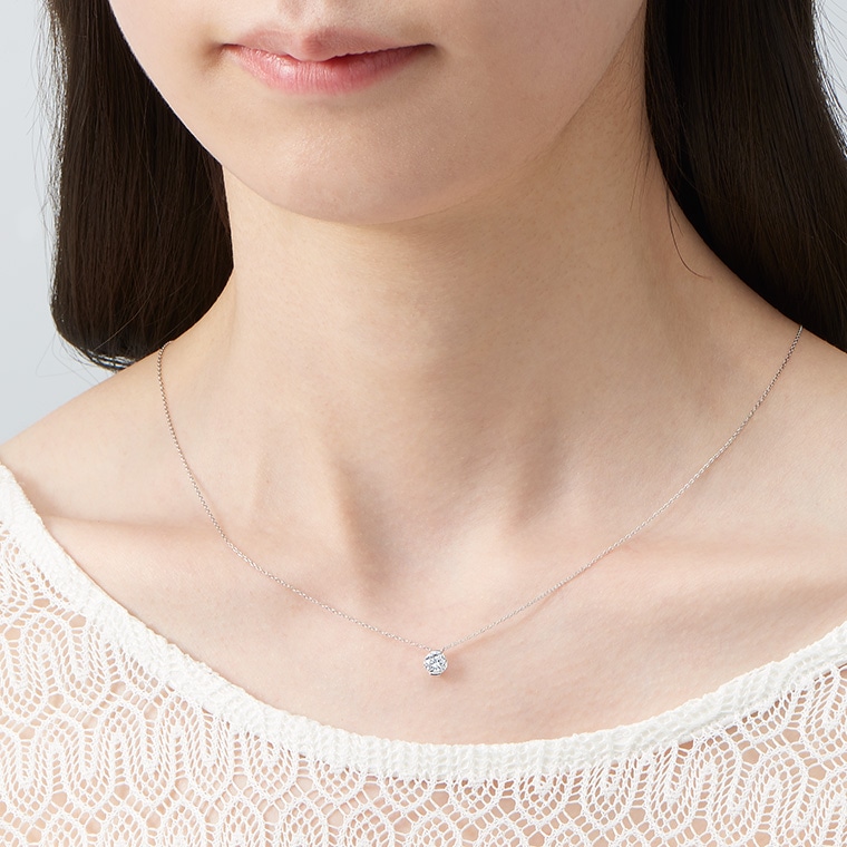 S003 ラボグロウンダイヤモンド/ネックレス/0.50ct(プラチナ): SHINCA