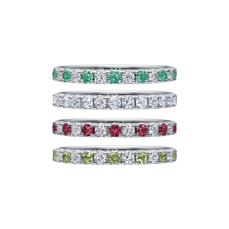 Color Prong]Ptエメラルドダイヤモンド/リング(プラチナ): ICHAROI