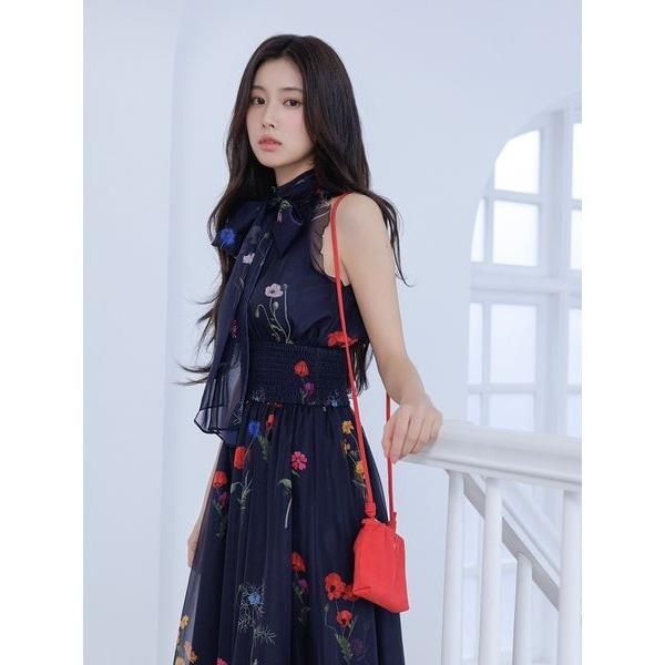 バックリボンシフォンワンピース | スナイデル(SNIDEL) | マルイウェブ