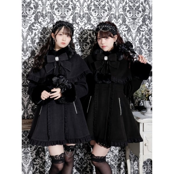 ゴシックフリルレースアップケープコート | ノエミー(NOEMIE) | マルイ