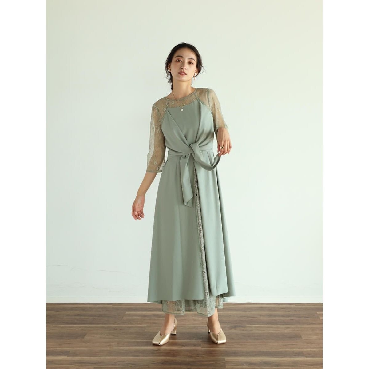 レースノットデザインパンツスーツ | リルフェテ(Rire fete) | マルイ