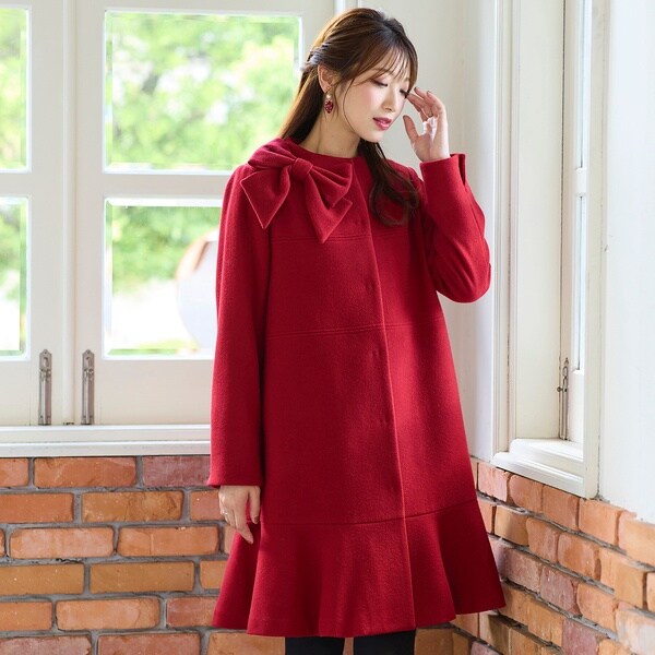 WEB限定カラー】リボンコート | ローズティアラ(Rose Tiara) | マルイ