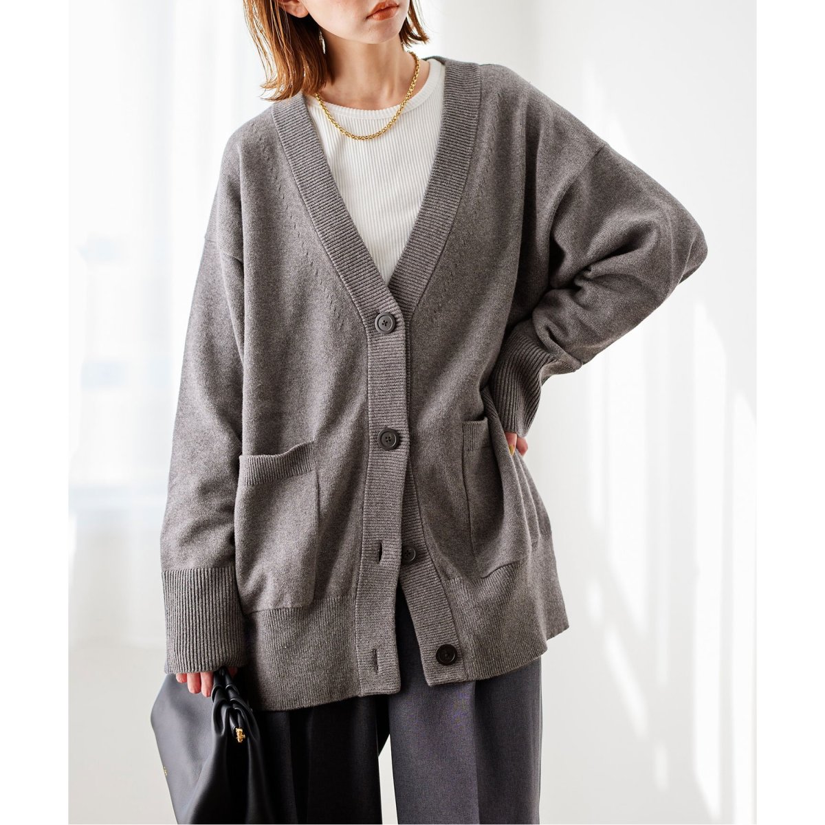 □《追加》コットンカシミヤビッグカーディガン | ジャーナル