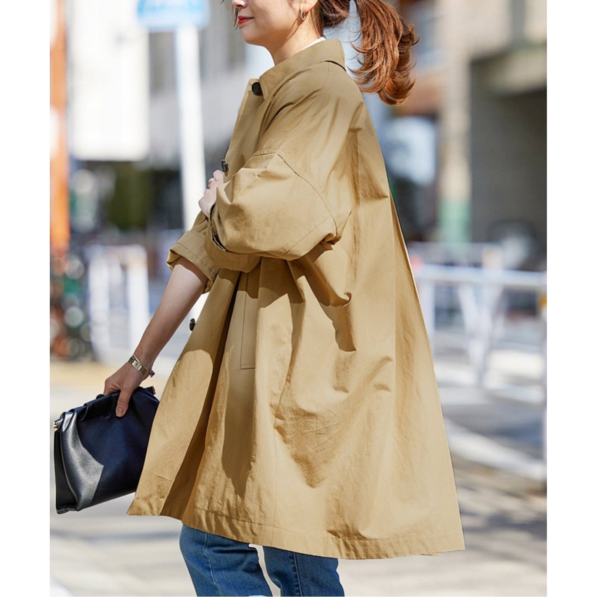 ハイカウントワイドステンカラーコート | ジャーナルスタンダード