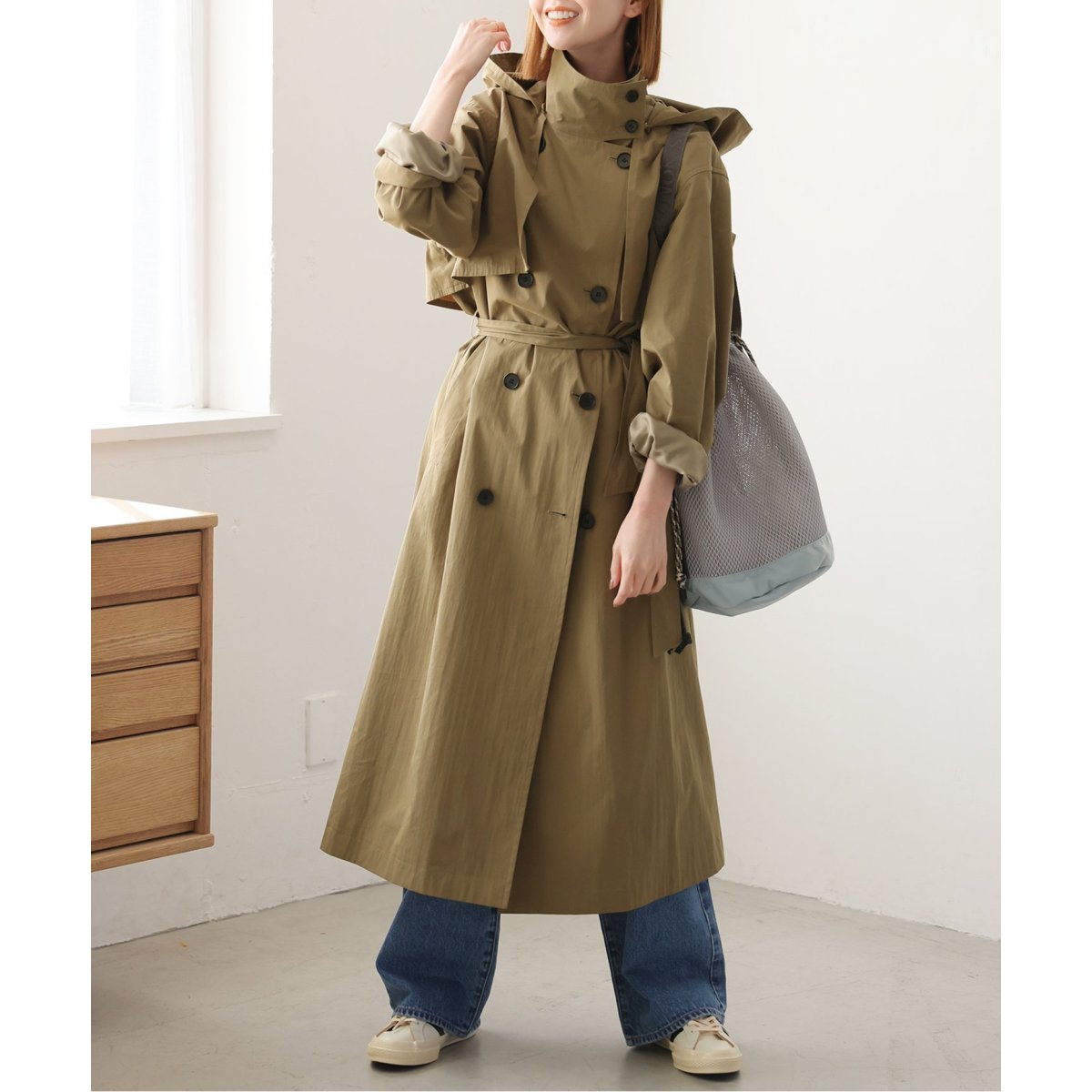 ライトクロスフードトレンチコート | ジャーナルスタンダード(JOURNAL