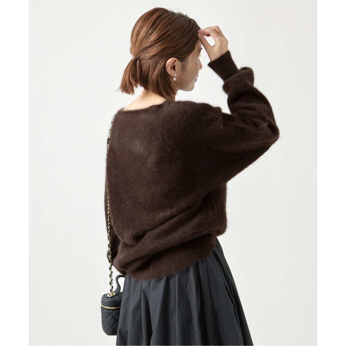 フォックスカシミヤ ボートネックプルオーバー | イエナ(IENA