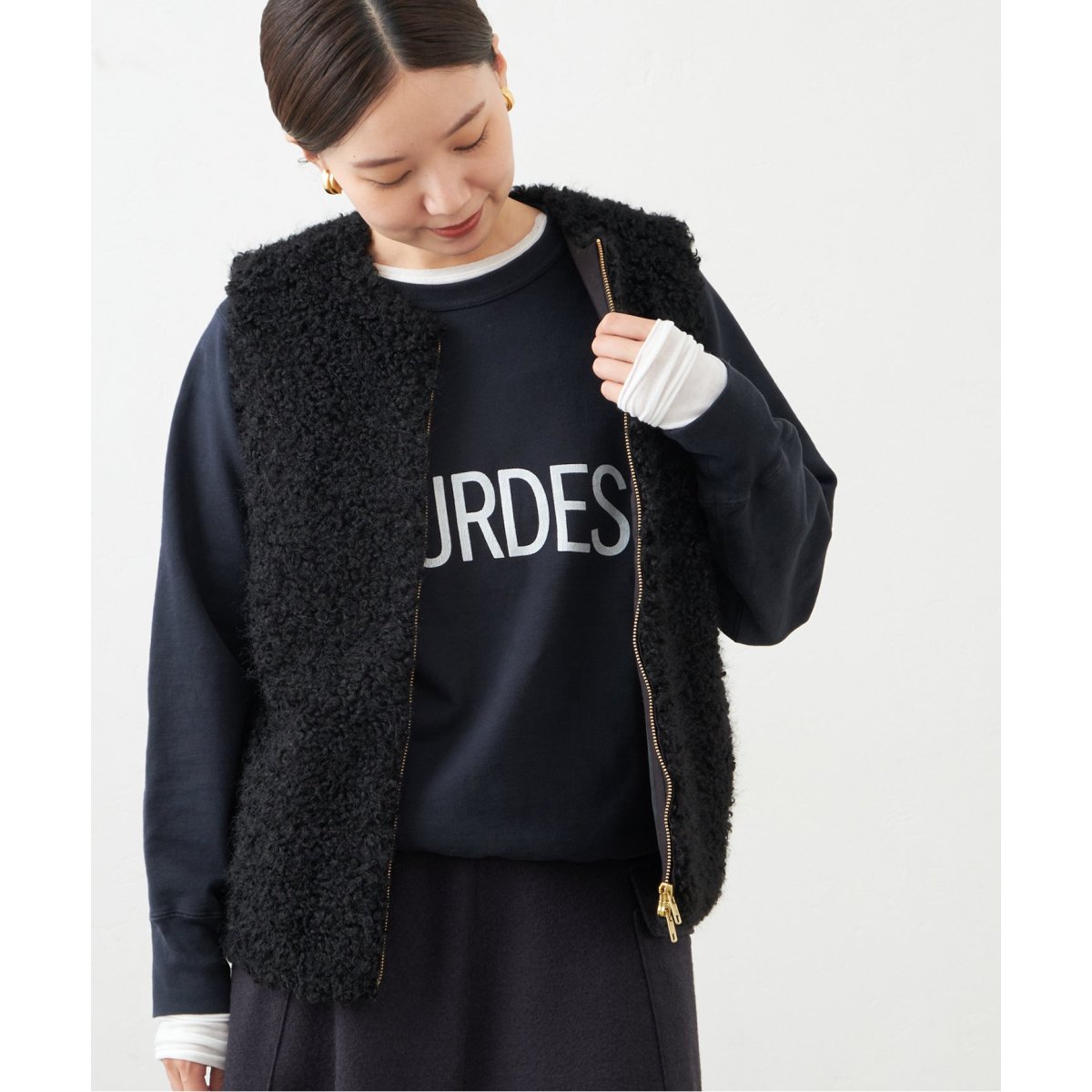 フェイクファーベスト | イエナ(IENA) | マルイウェブチャネル