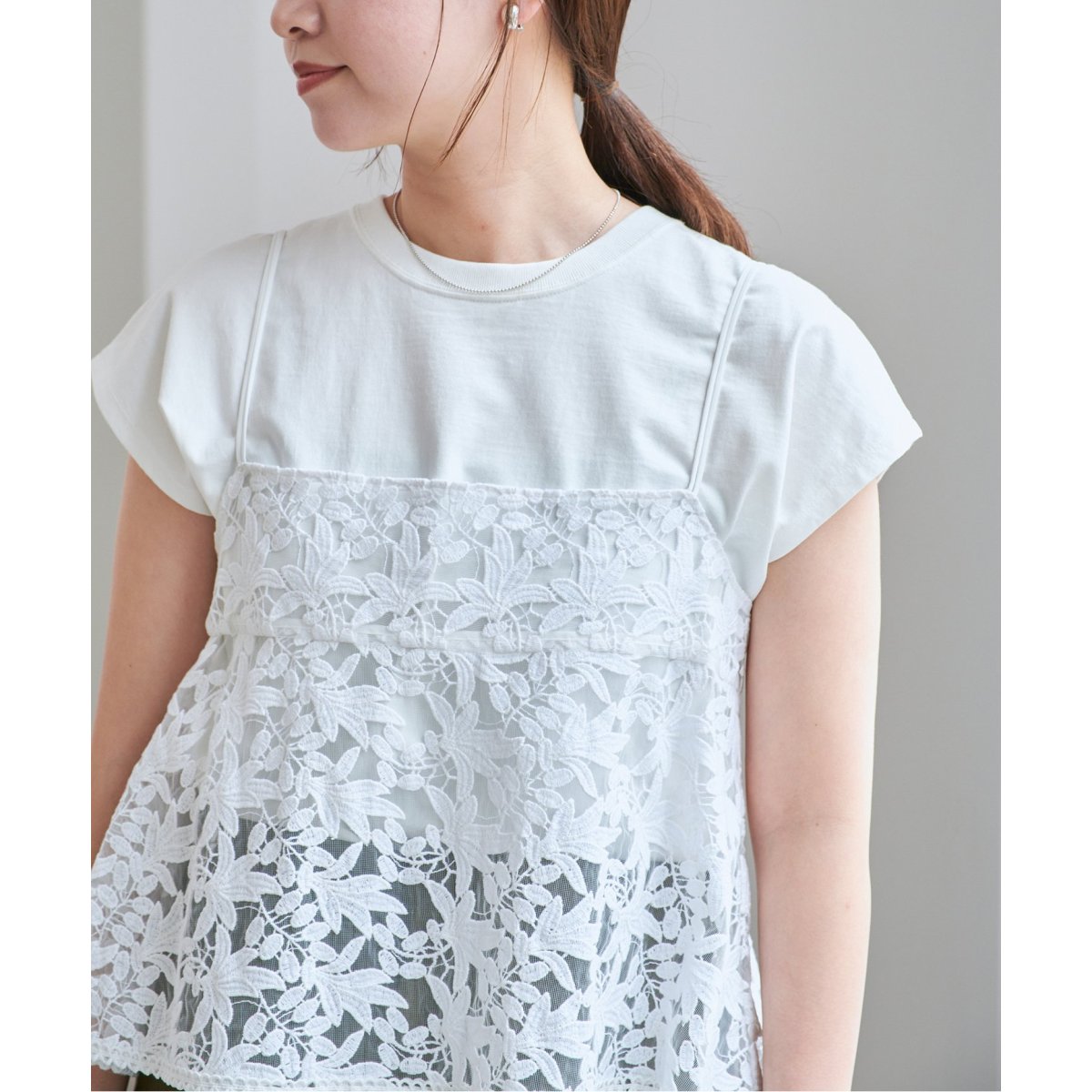 WEB限定/追加》レースショートキャミソール | イエナ(IENA) | マルイ