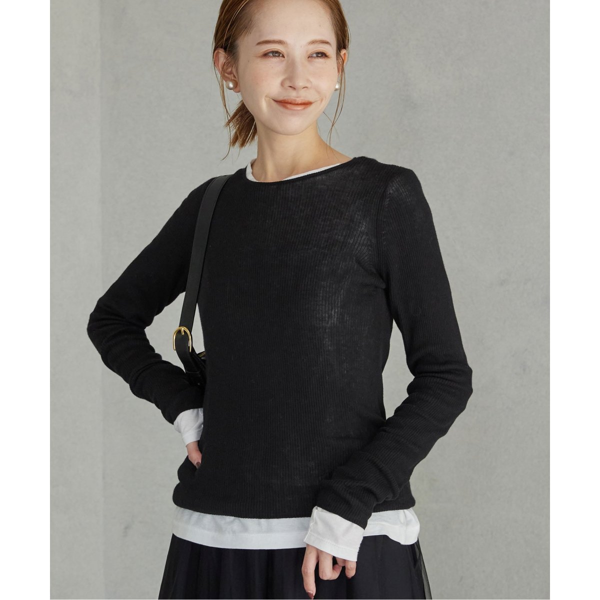 スイビハイゲージリブプルオーバー | スローブ イエナ(SLOBE IENA