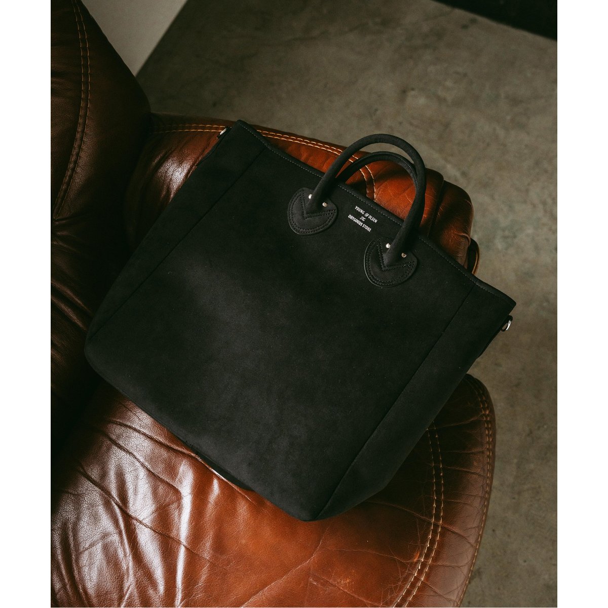 YOUNG & OLSEN 別注 ウルトラスエード トートバッグ E サイズ