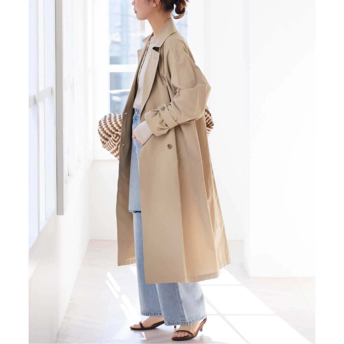コットンナイロンライトトレンチコート | ジャーナルスタンダード