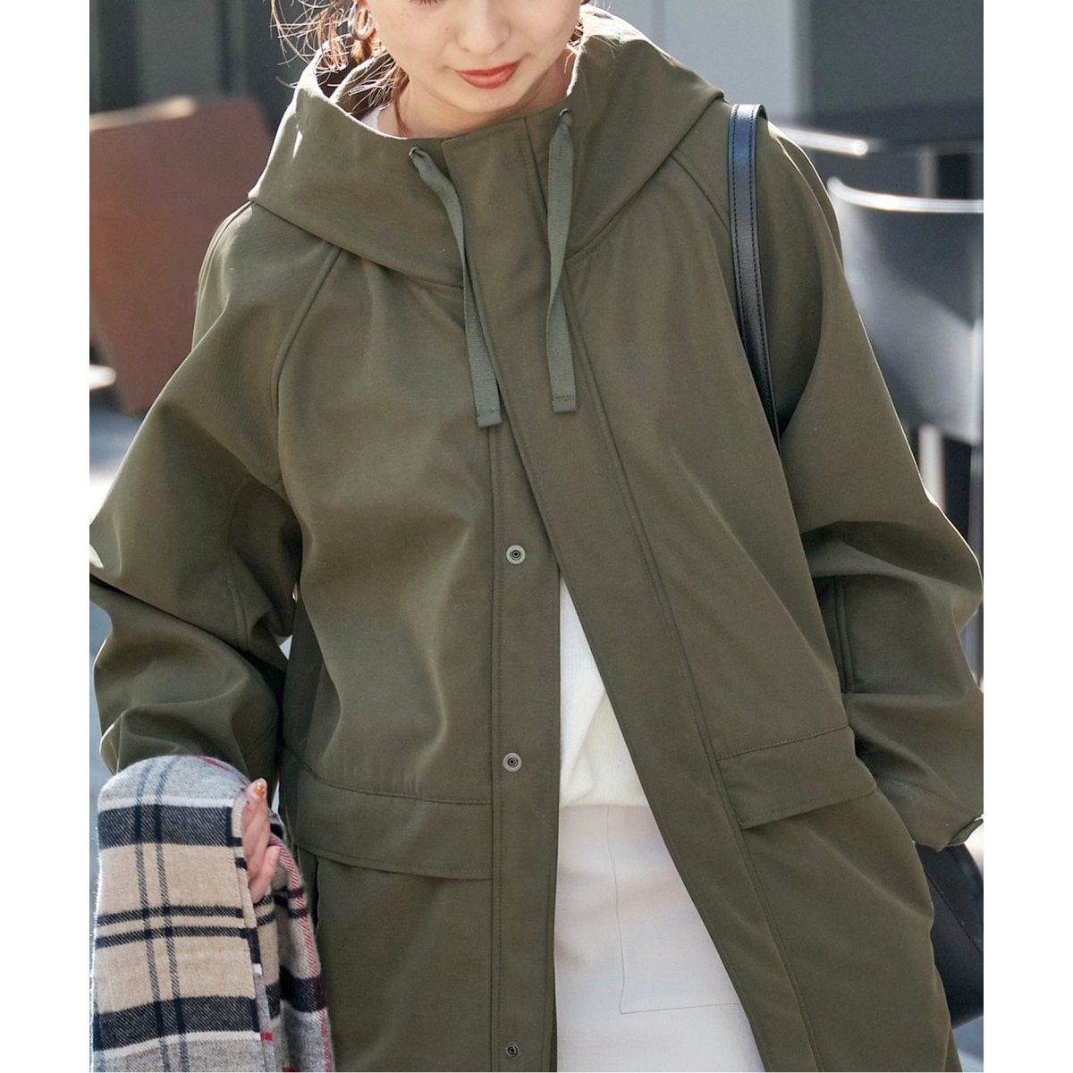 ボンディングフーデッドコート | スピック＆スパン(Spick and Span