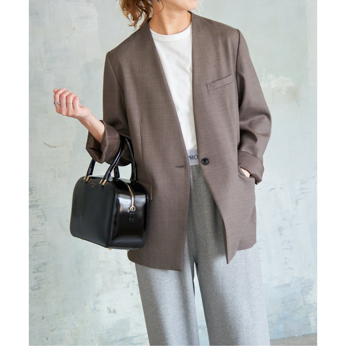 ダブルクロスVカラージャケット | スピック＆スパン(Spick and Span