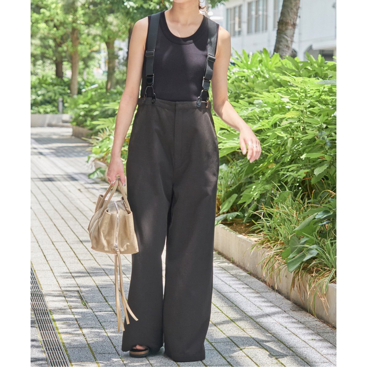 追加2》サスペンダー付きワーカーパンツ | スピック＆スパン(Spick and