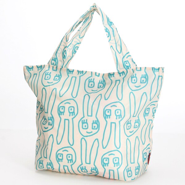 高さ約36×幅50cm】エコバッグ（ゆるうさ） 0002（レディース