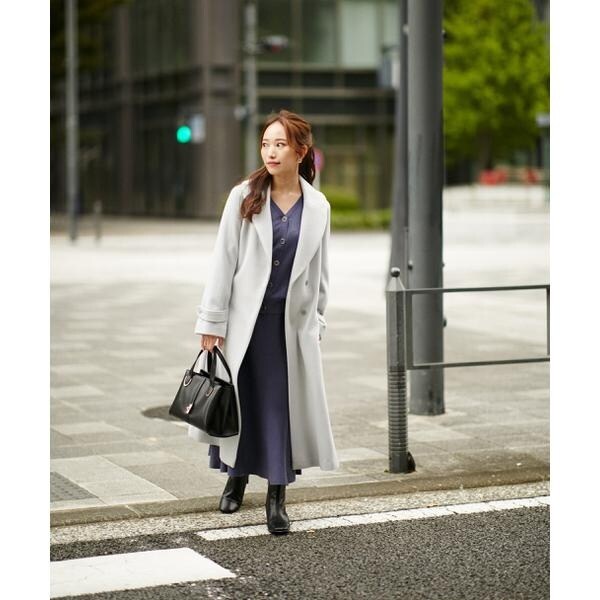 美人百花11月号掲載 ｜ ウールガウンコート | プロポーション ボディ