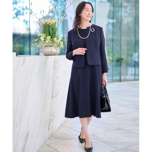 セレモニー／セットアップ可能／洗える】TWC フィット＆フレア