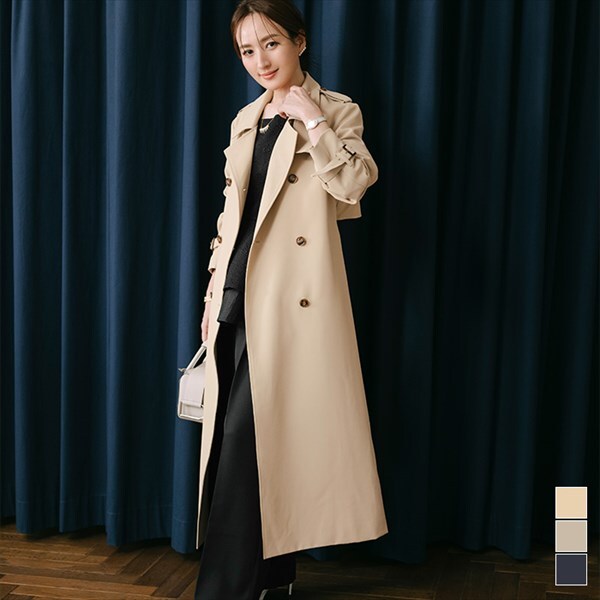 星玲奈さんコラボアイテム】ﾀﾞﾌﾞﾙﾄﾚﾝﾁｺｰﾄ | ユアーズ(ur's) | マルイ