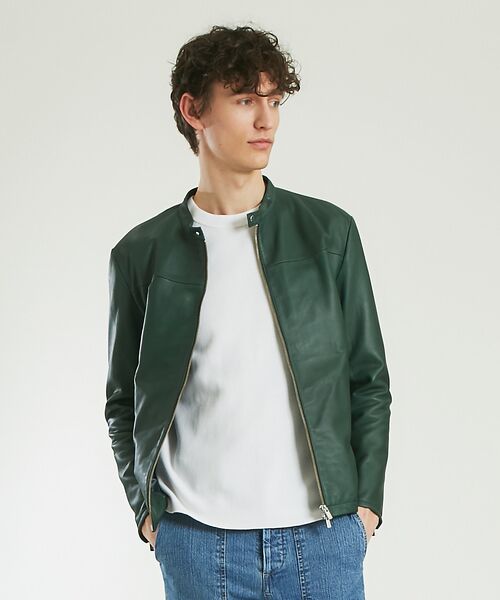 シープレザーシングルライダース （レザーブルゾン・ジャケット