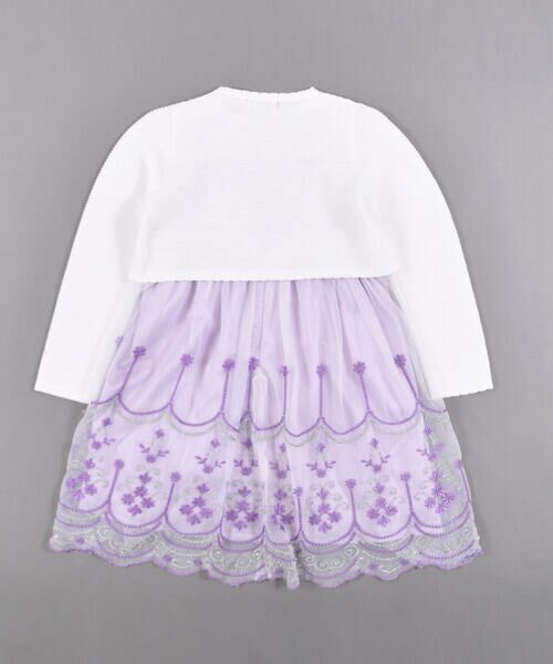 ボレロ ＋ レース 刺繍 ワンピース セット （110～130cm