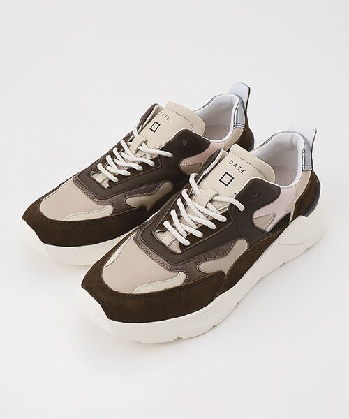 セール】 素材切替スニーカー （スニーカー）｜D.A.T.E. / デイト