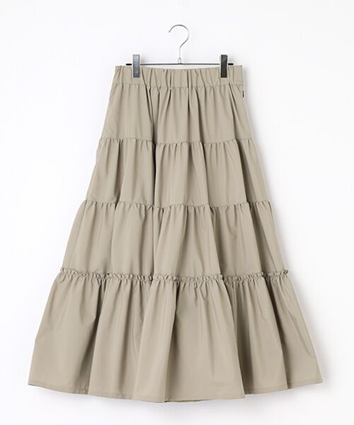 セール】 『雨を楽しむ』ティアードスカート （ロング・マキシ丈