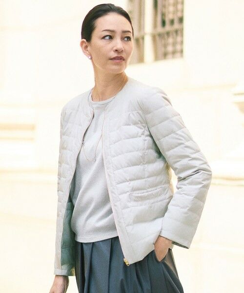 カタログ掲載】ライトダウンリバーシブルノーカラー ジャケット