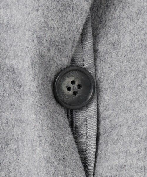 セール】 Super150sAZAMIビーバー スタンドカラー コート （その他