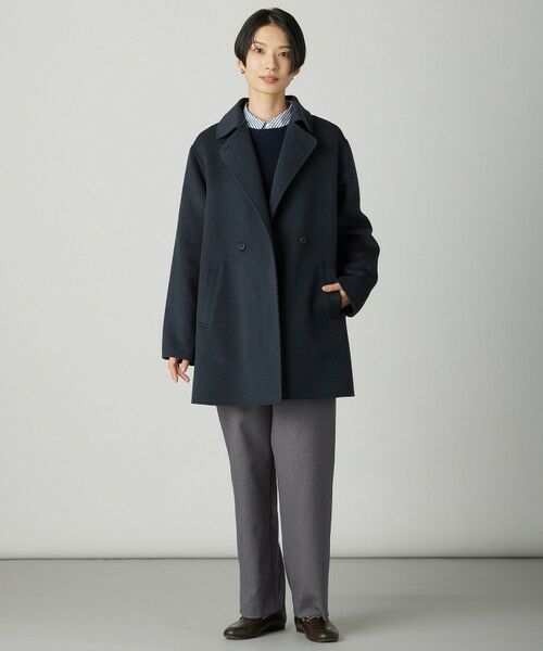 セール】 ウールナイロンリバー テーラード コート （その他アウター