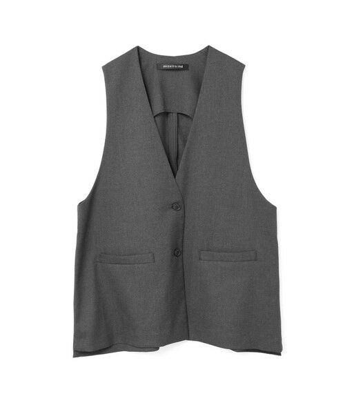 セール】 mizuiro ind ディープVネックワイドベスト （ベスト