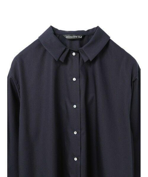 セール】 mizuiro ind ダブルカラーシャツ （シャツ・ブラウス