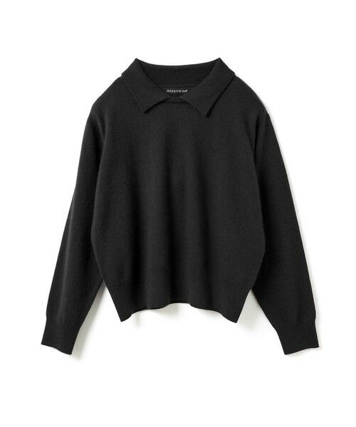 セール】 mizuiro ind ハイゲージ襟付きプルオーバー （ニット