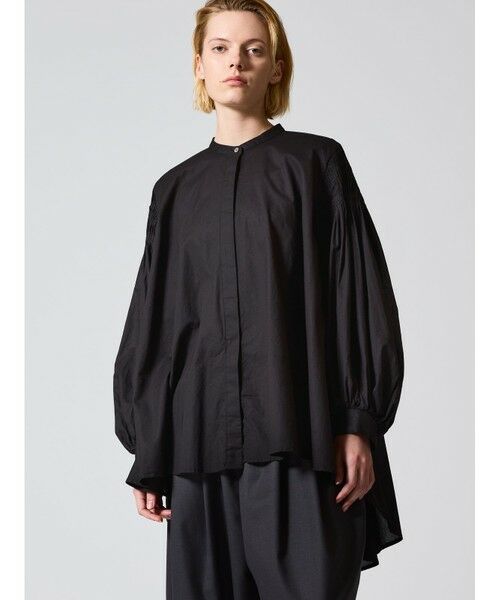 mizuiro ind ピンタックパフスリーブシャツ （シャツ・ブラウス