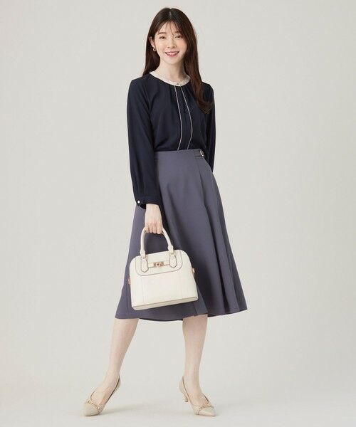 セール】 【洗える】フロントタック ブラウス （シャツ・ブラウス）｜S