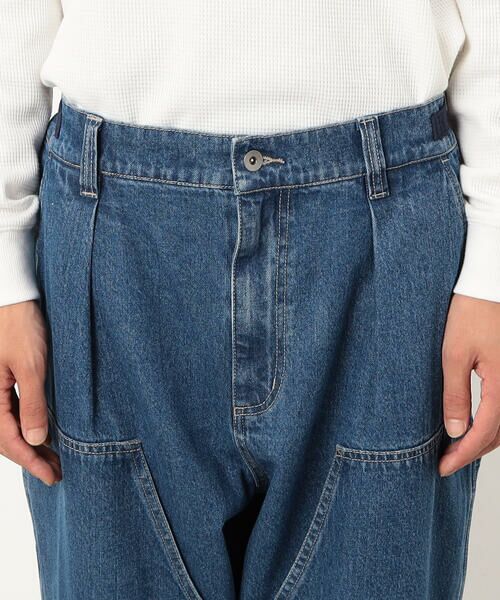 セール】 デニムダブルニーペインターパンツ （デニムパンツ