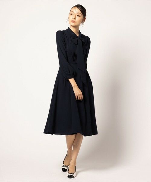 セール】 【洗える・消臭】PROMISE RIBBON ROSETTE ドレス （ロング