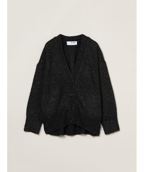 セール】 Sparkle yarn cardigan （ニット・セーター）｜three dots