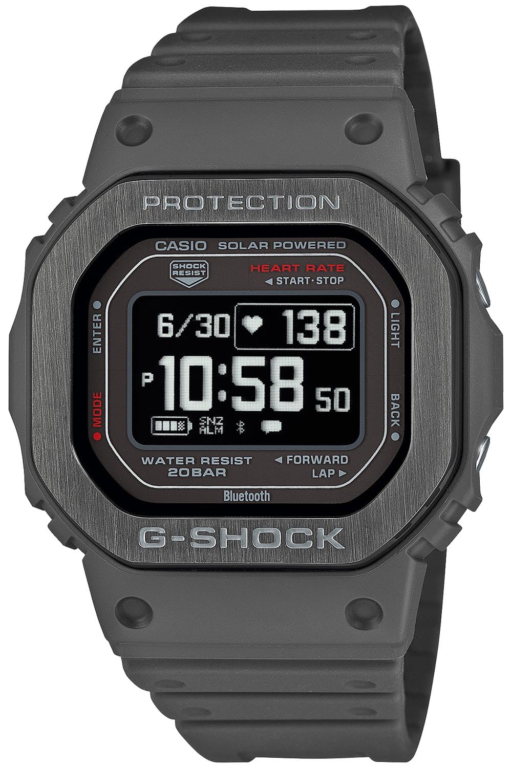 CASIO G-SHOCK DW-H5600MB-8JR G-SQUAD Bluetooth GPS Solar Watch