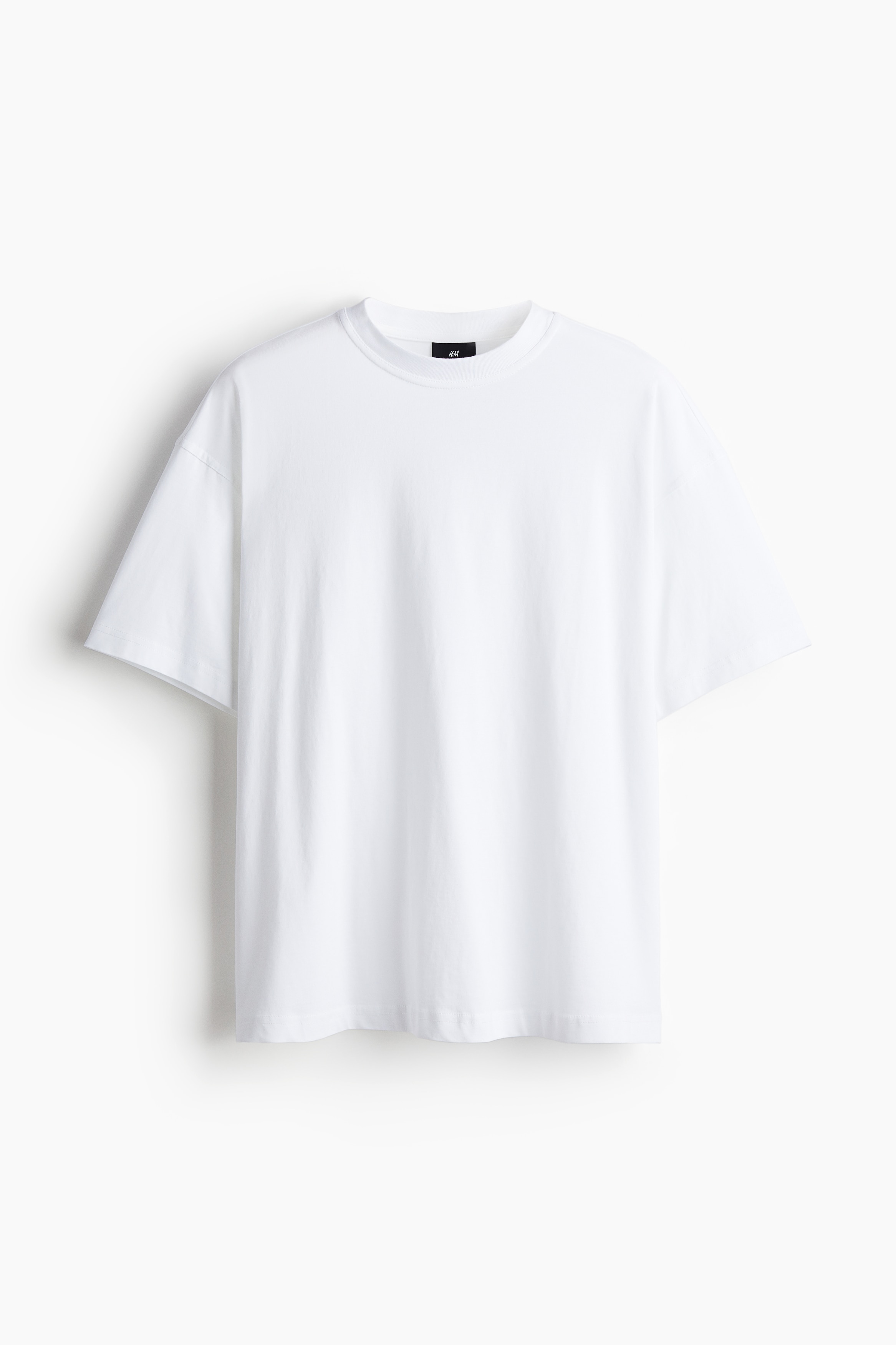 オーバーサイズフィットTシャツ - ホワイト - Men | H&M JP