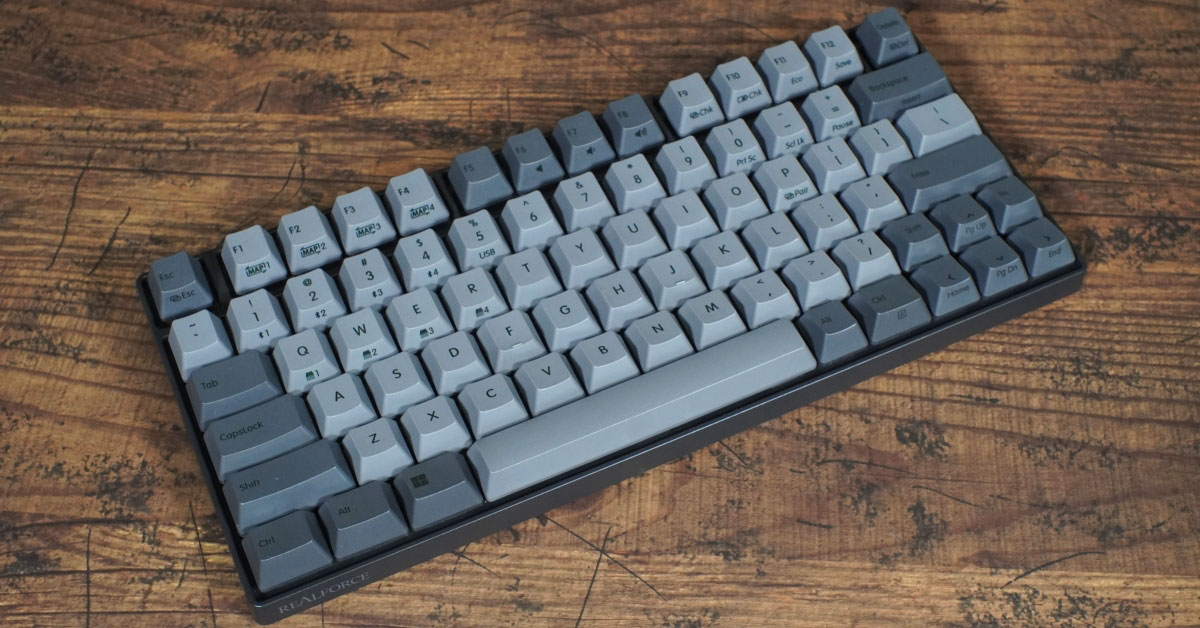 HHKBキラー？ 東プレ「REALFORCE RC1」を試す 小型ながら“絶妙に分かっ