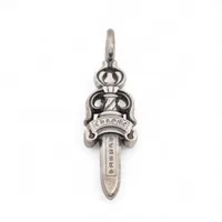 クロムハーツ #10ダガー ペンダントトップ 925 8.2g オールド A2576001