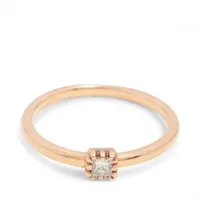 ローリーロドキン リング 18K 12.8g スモール フラット エングレイブド