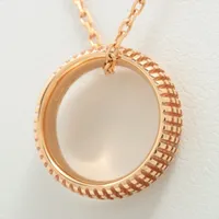 メトロポリタンドリーム クロス 6Pダイヤ ペンダントネックレス（L