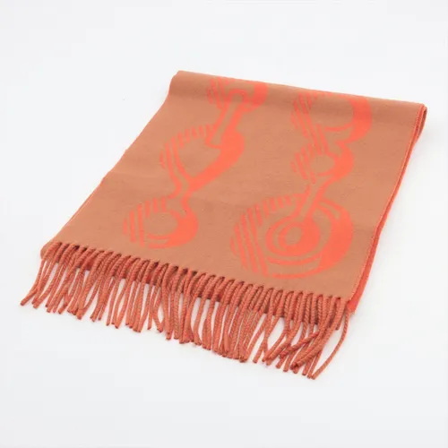 エルメス カシミヤ マフラー オレンジ SAランクの買取実績価格