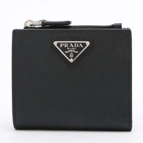 プラダ サフィアーノ トライアング 2ML049 レザー コンパクト