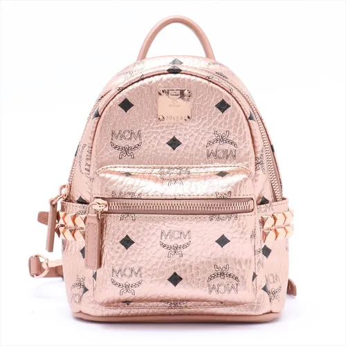 MCM レザー リュック ピンクゴールド Aランクの買取実績価格
