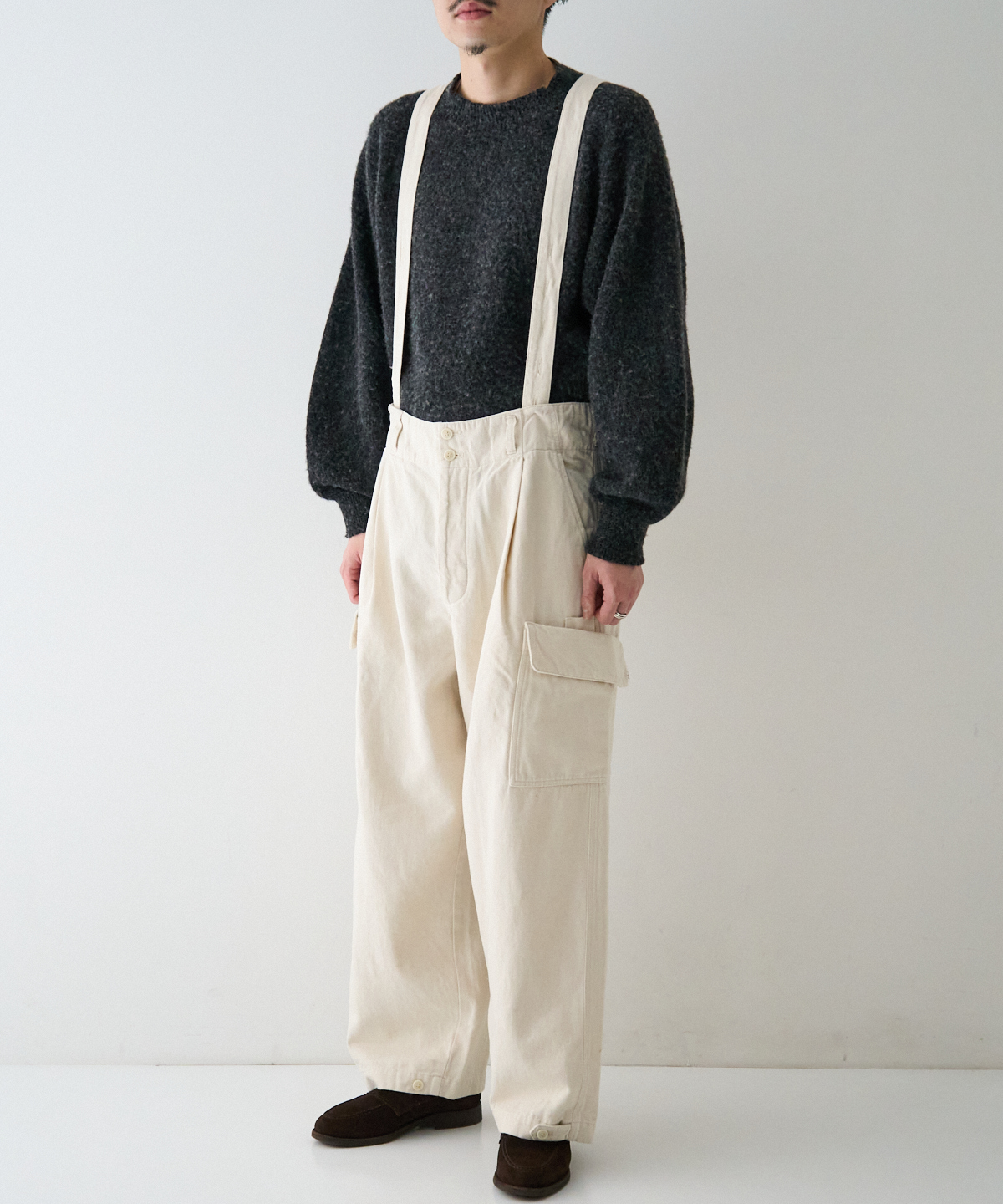 ネストローブ Upcycle Lino チノサスペンダーパンツ 【公式通販】
