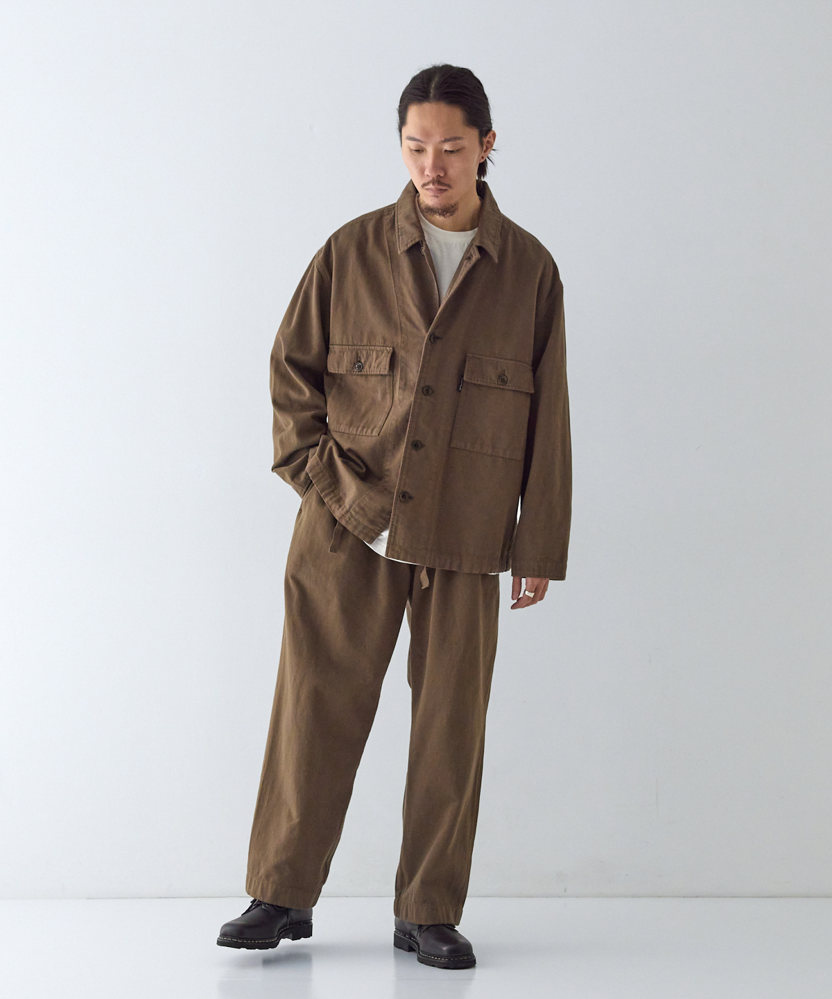 UpcycleLino] BASIC チノフィールドジャケット new color｜nest Robe